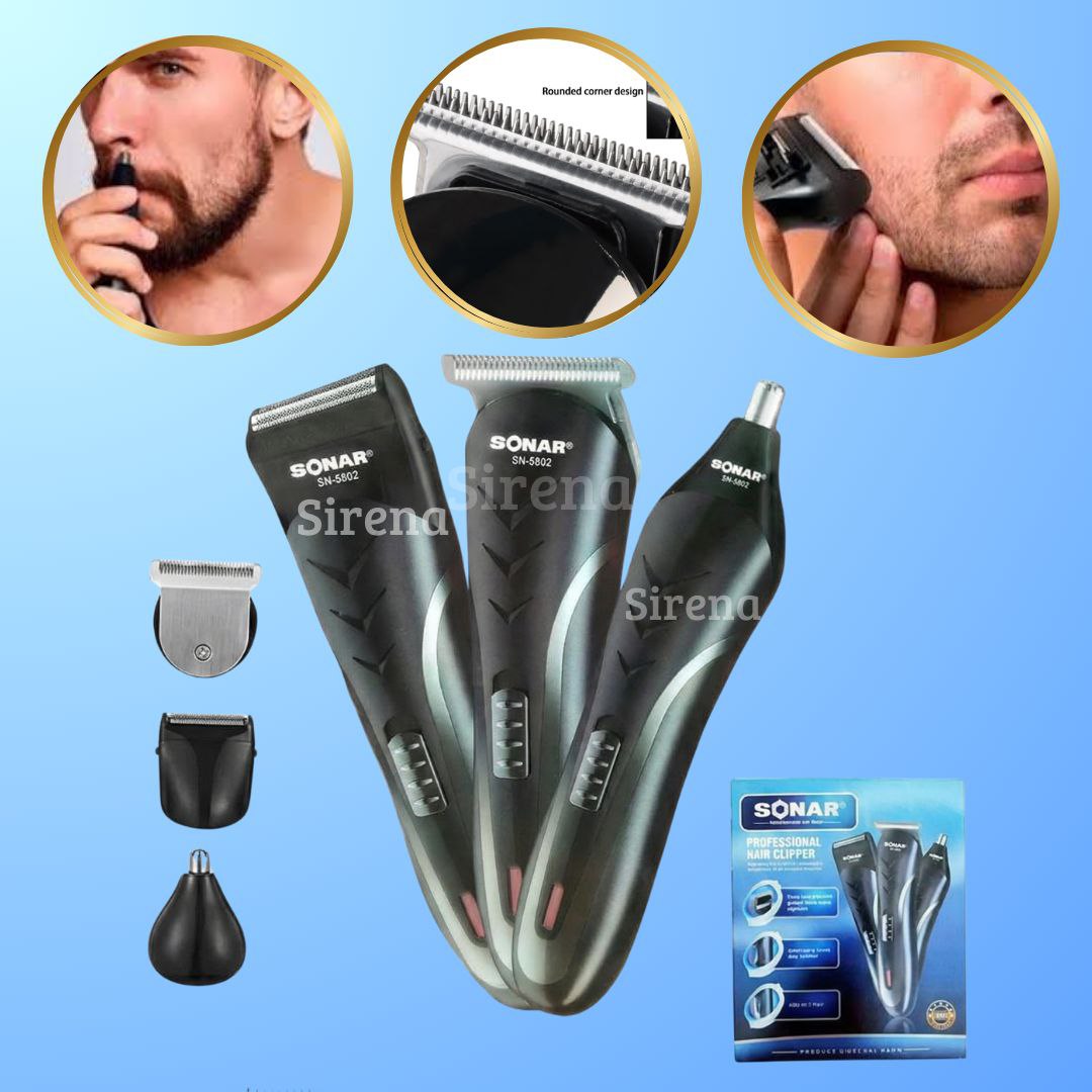 MAQUINA CORTADORA DE CABELLO 3 EN 1 SN-5802 - Image 2